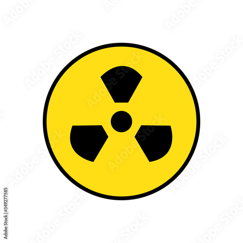 Radiation Icon Design Vector Template