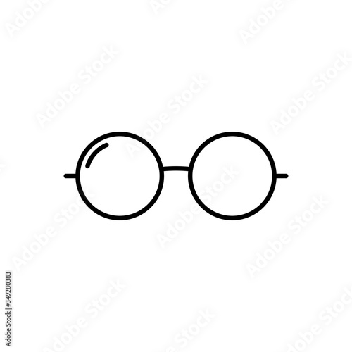 Eye Glasses Icon Design Vector Template