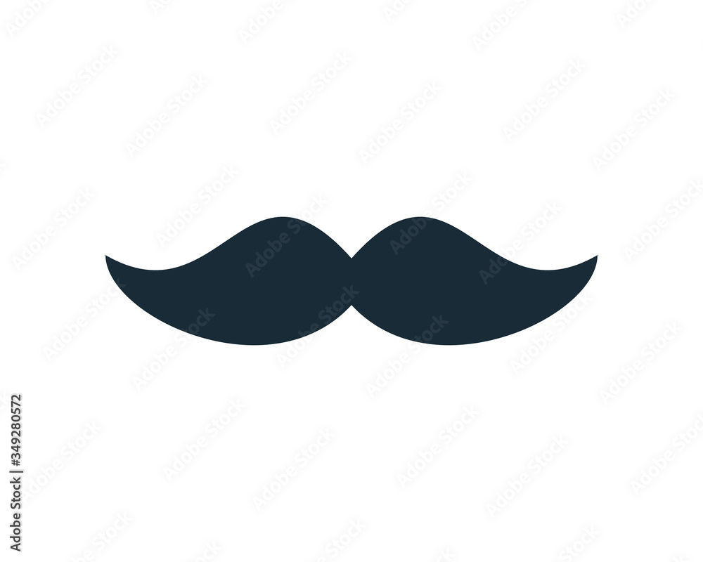 Mustache Icon Vector Logo Template Illustration Design Mustache Icon Vector Logo Template Illustration Design