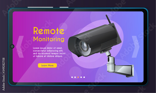 Security monitoring concept for website