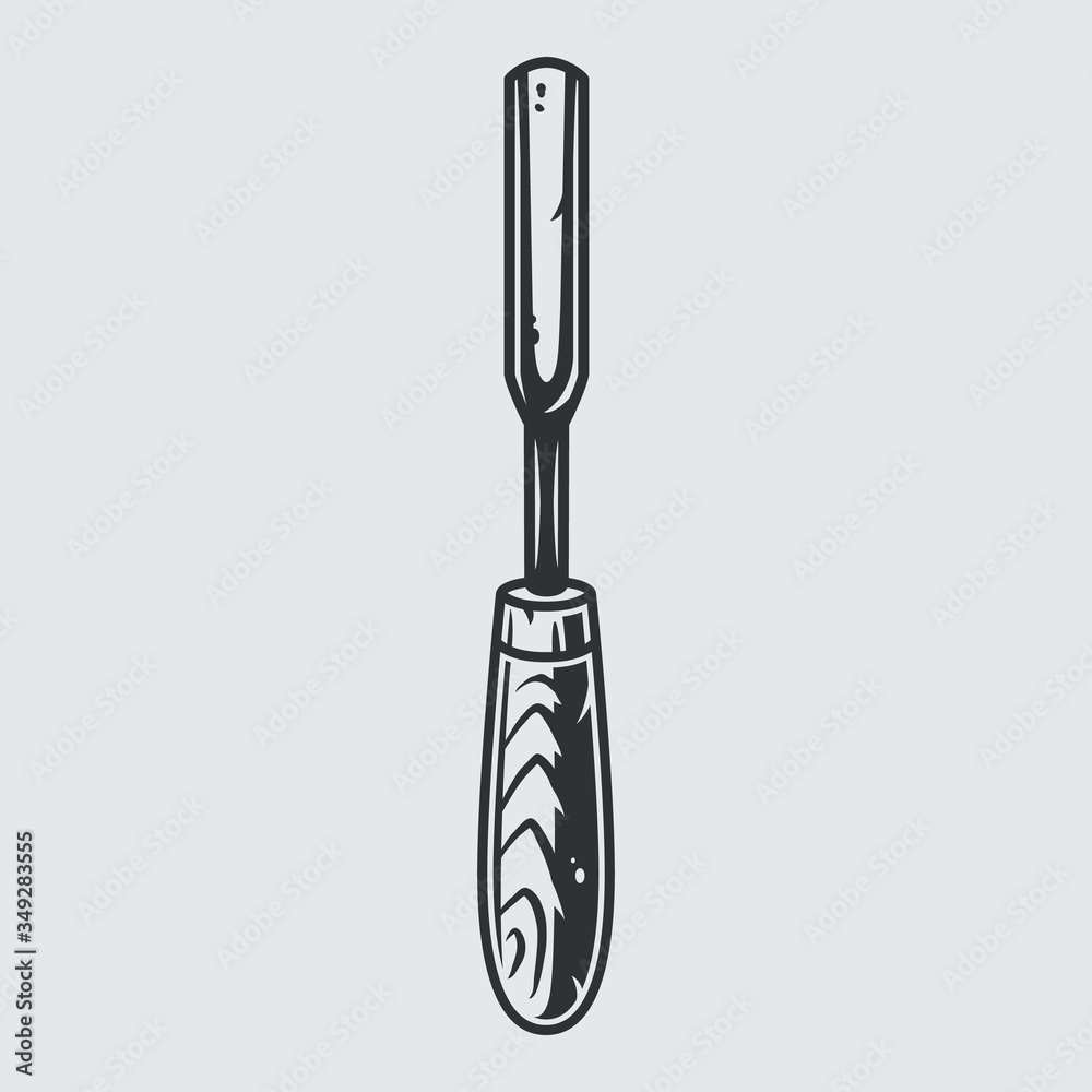 Wood carver, chisel for carpentry, carving tool Wood carver, chisel for carpentry, carving tool