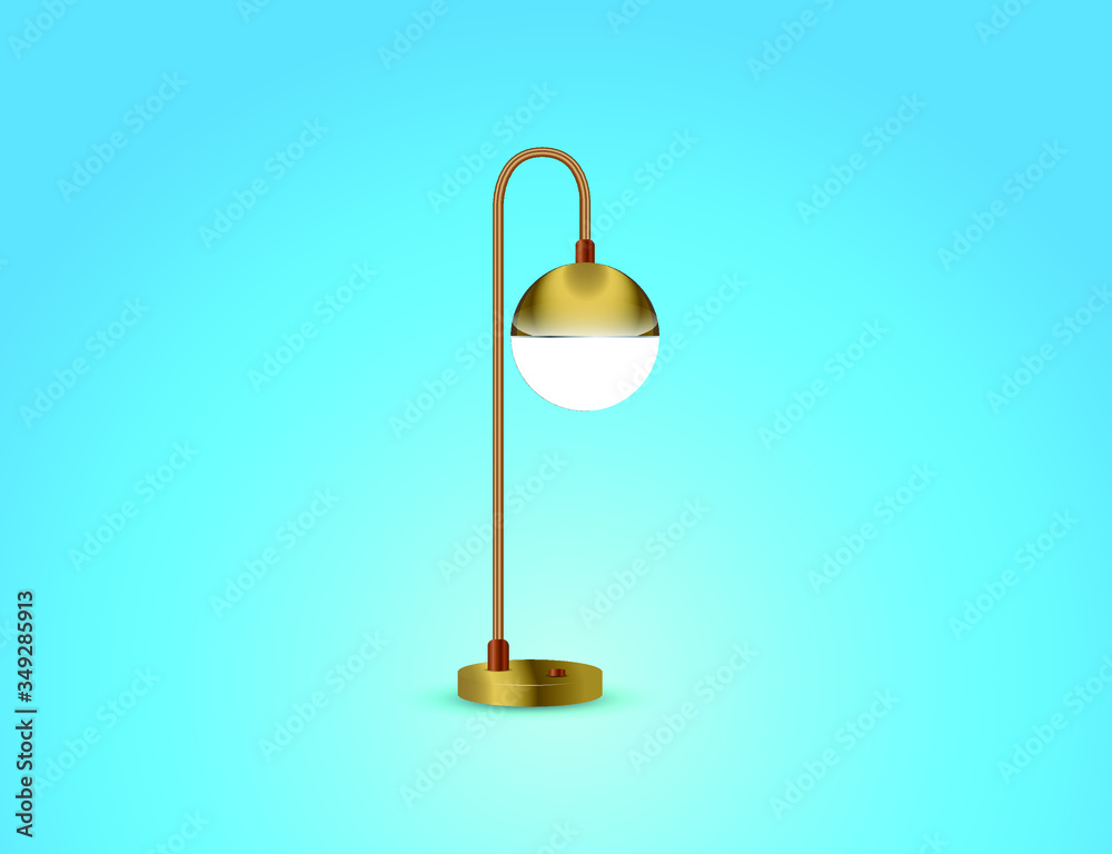 lamp on a white background