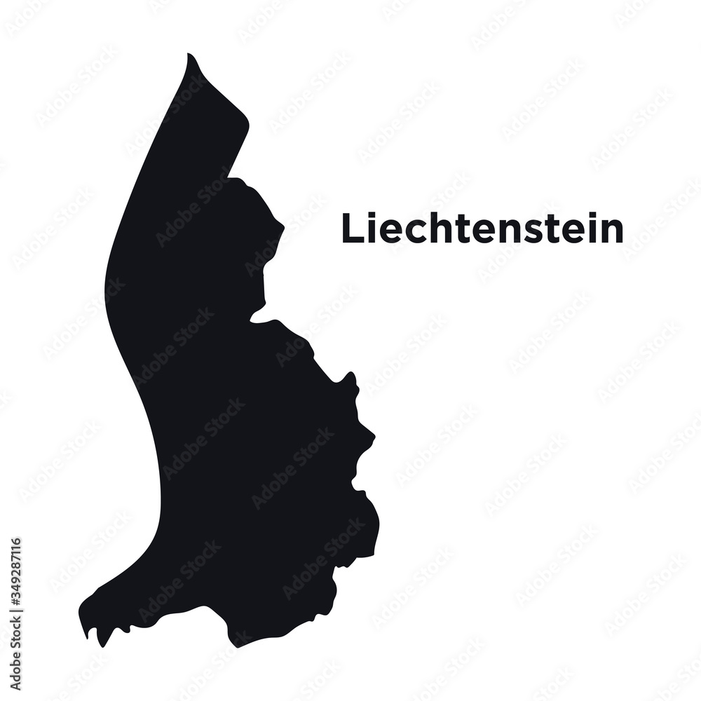 High detailed vector map - Liechtenstein High detailed vector map - Liechtenstein