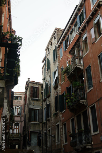Photo of the street in Venice without canals. 