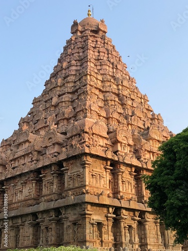 Hindu temple in India, Tamilnadu. Brihadeeswarar temple in Gangaikonda Cholapuram.
