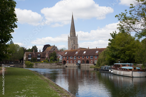 Views along The River Thames in Abingdon, Oxfordshire, UK