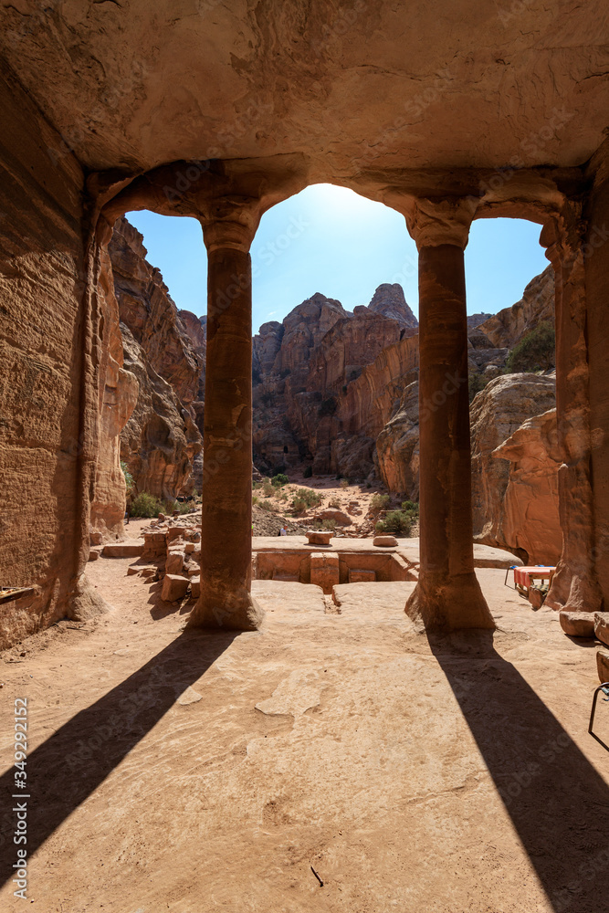 Obraz premium tempio a Petra, Giordania