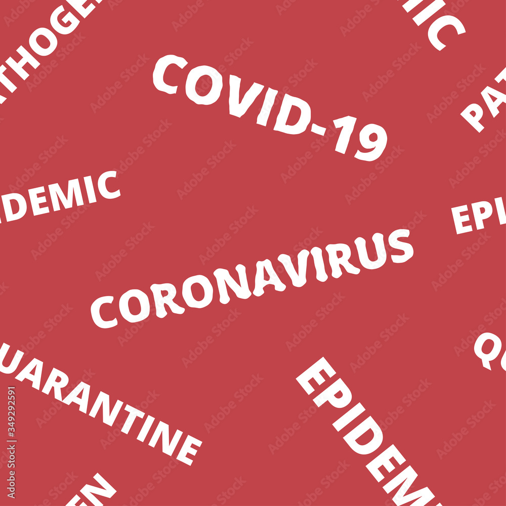 Coronavirus seamless pattern. 2019-nCoV. Covid-19. Epidemy background, texture. Vector illustration. Coronavirus seamless pattern. 2019-nCoV. Covid-19. Epidemy background, texture. Vector illustration.