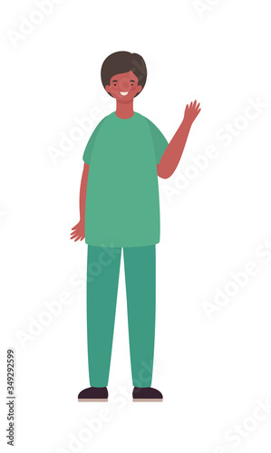 Man doctor with uniform vector design © grgroup