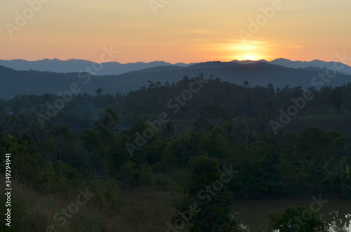 sunset in Thailand