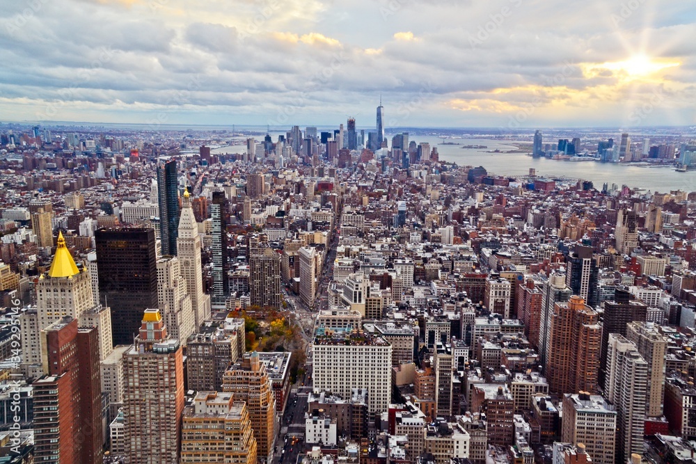 Obraz premium Skyline of Manhattan, New York