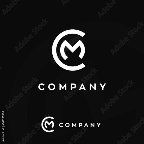 CM Letters logo vector symbol