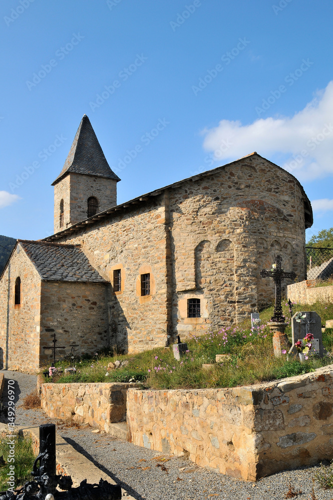 Eglise du village de Rieutort