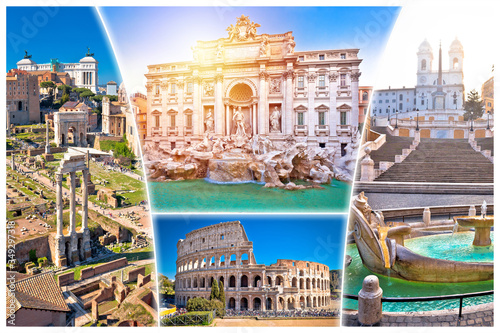 Photography Rome postcard