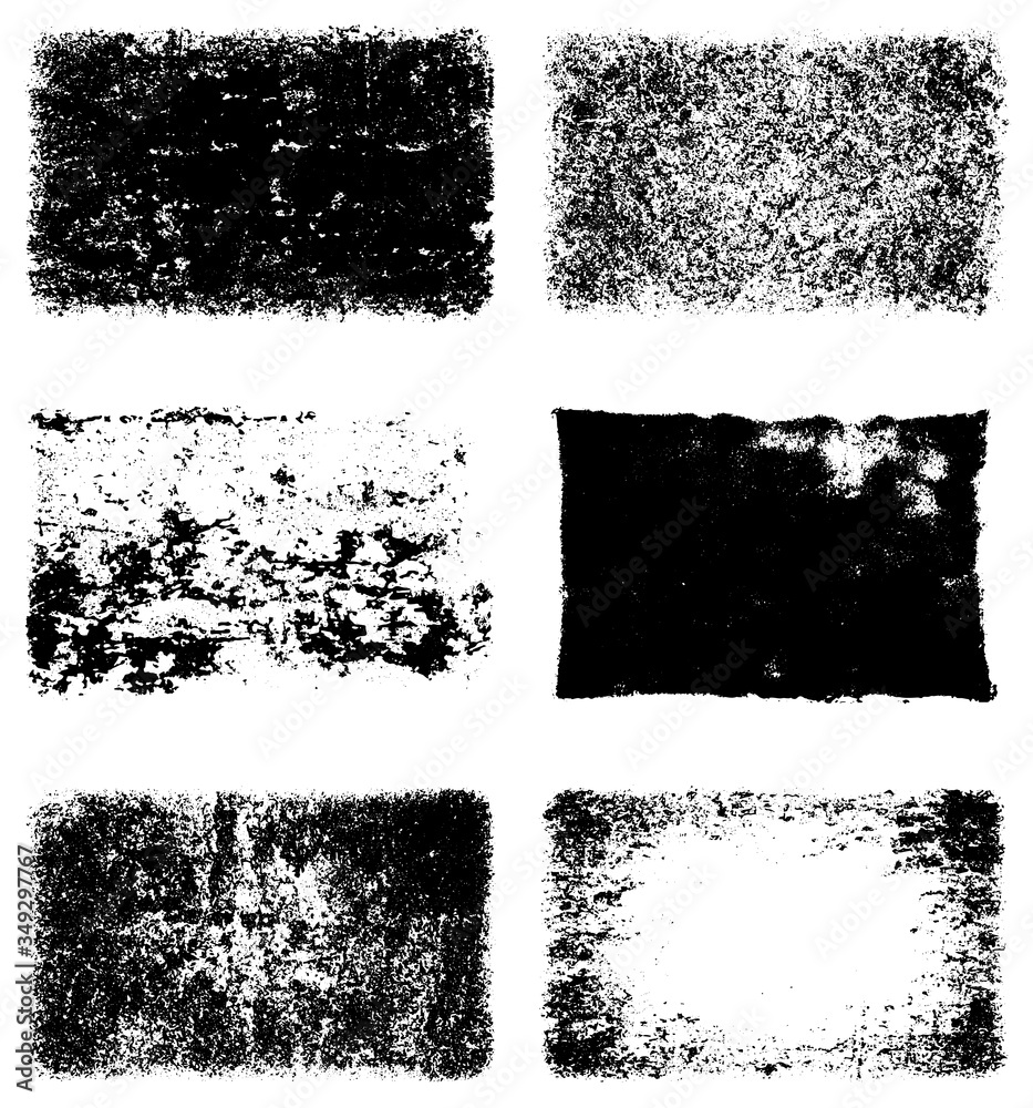 A set of grunge textures. Black and white backgrounds of dirt and dust. Abstract monochrome backdrop A set of grunge textures. Black and white backgrounds of dirt and dust. Abstract monochrome backdrop