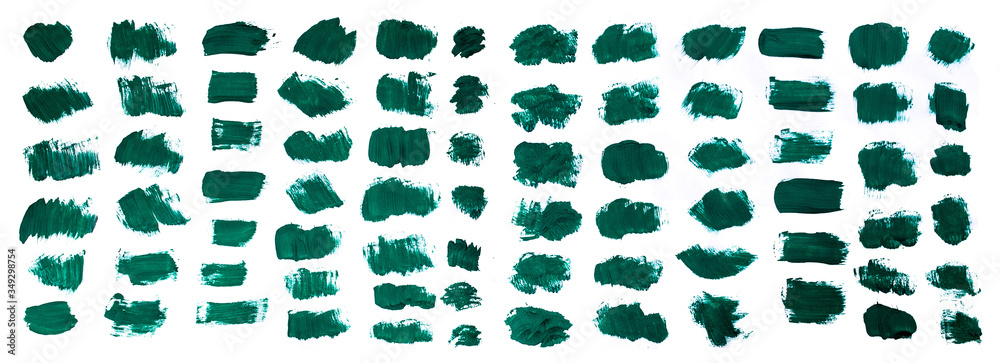 Brush strokes with watercolor paint Brush strokes with watercolor paint