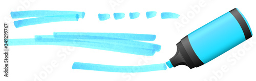 highlighters with markings