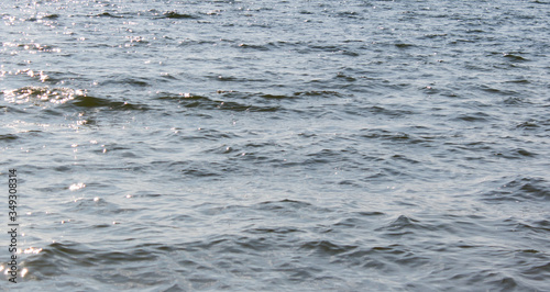 waves of water on the sea as a background