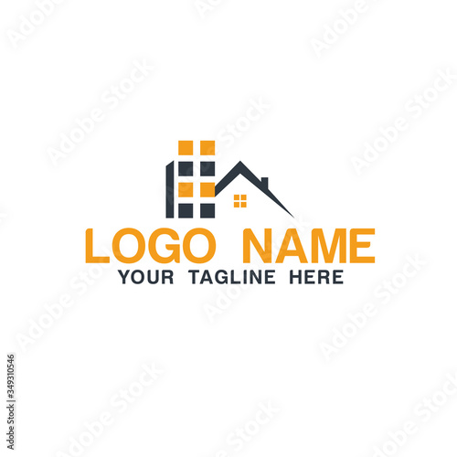 Real Estate Company Vector Logo Design