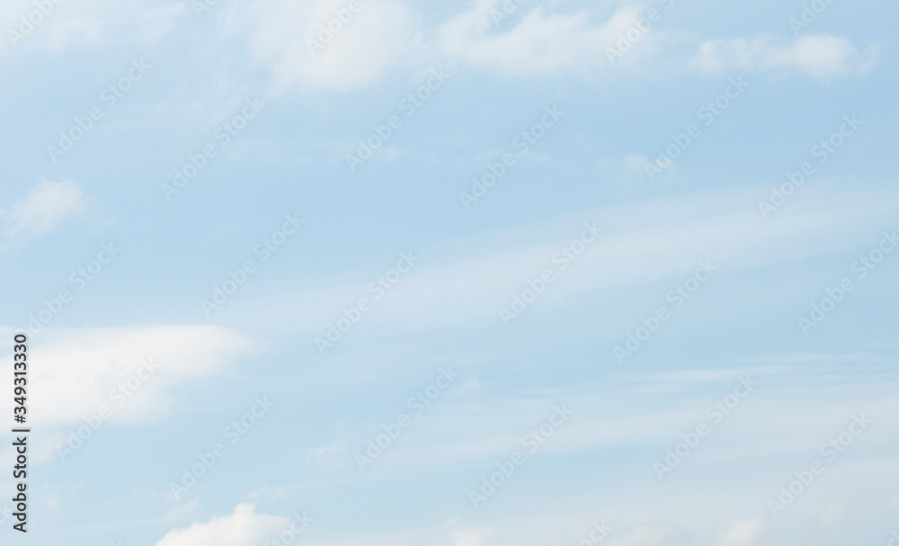 Background summer sky. Blue background. blue sky background with tiny clouds