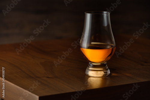Glencairn glass with scottisch single malt whisky
