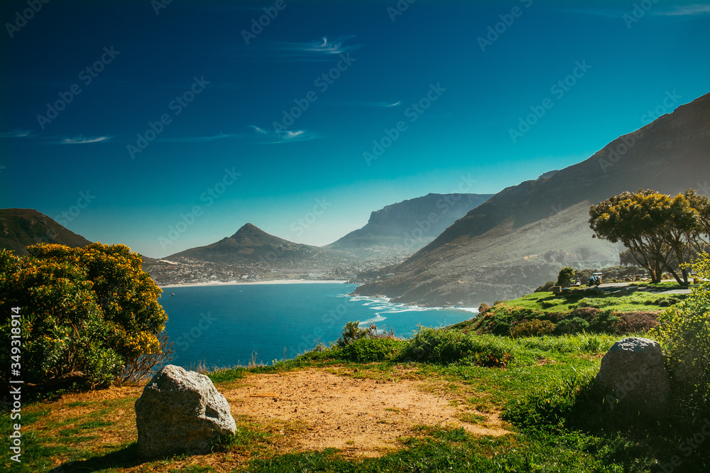 Obraz premium View of the sea near Cape Town