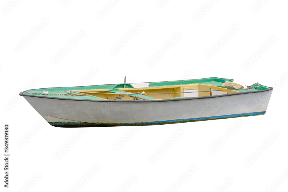 fishing boat isolated on white background. fishing boat isolated on white background.