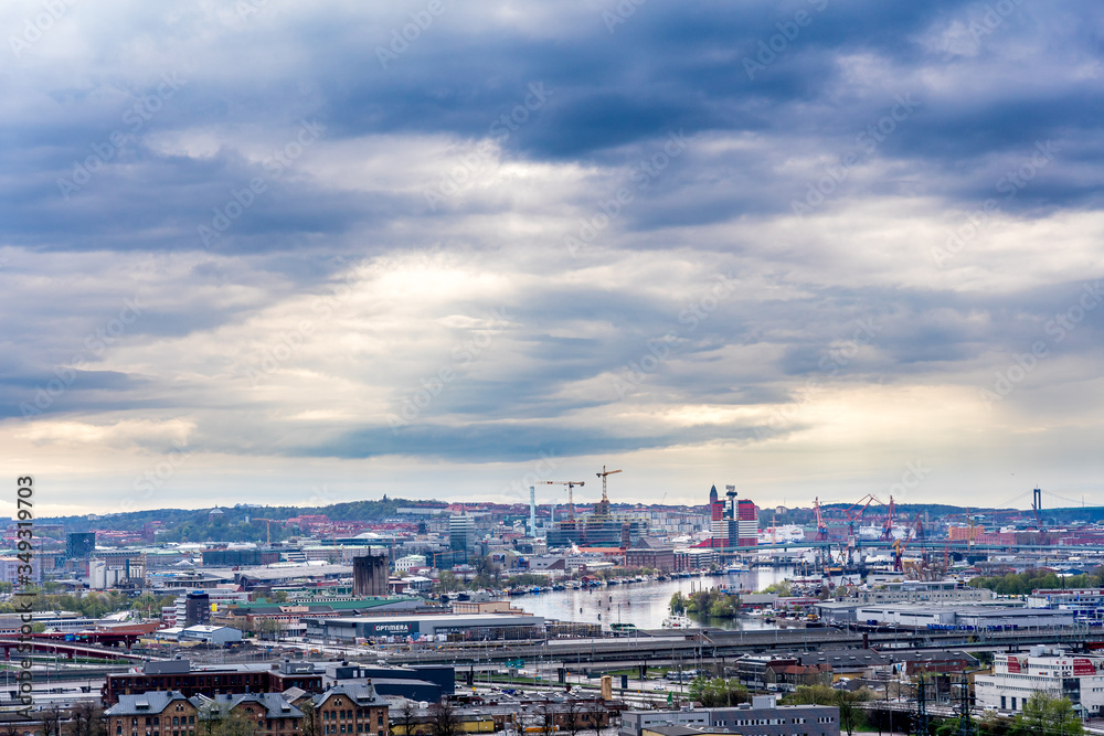 view of the city of gothenburg