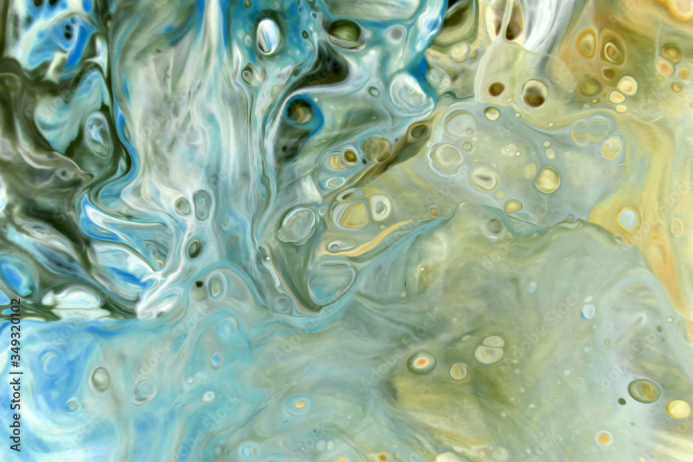 Abstract background of mixed colors. Flowing paint on the surface. Colorful wallpaper for design
Abstract background of mixed colors. Flowing paint on the surface. Colorful wallpaper for design