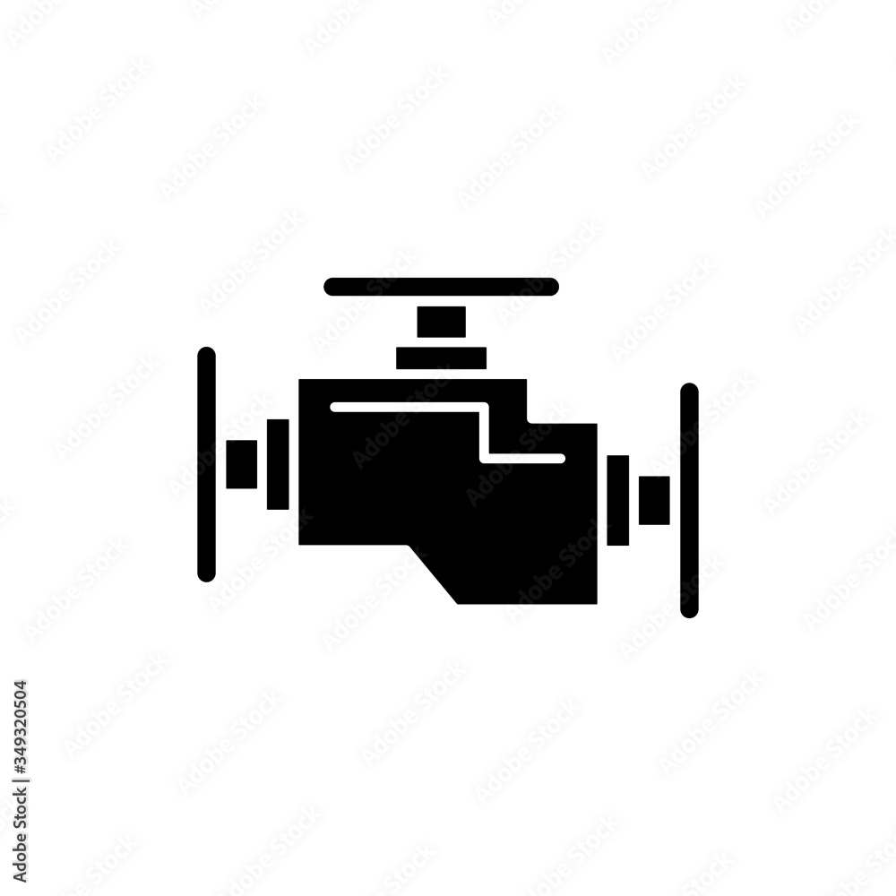 Car engine line icon in black flat design on white background, outline vector sign, Symbol, logo illustration Car engine line icon in black flat design on white background, outline vector sign, Symbol, logo illustration