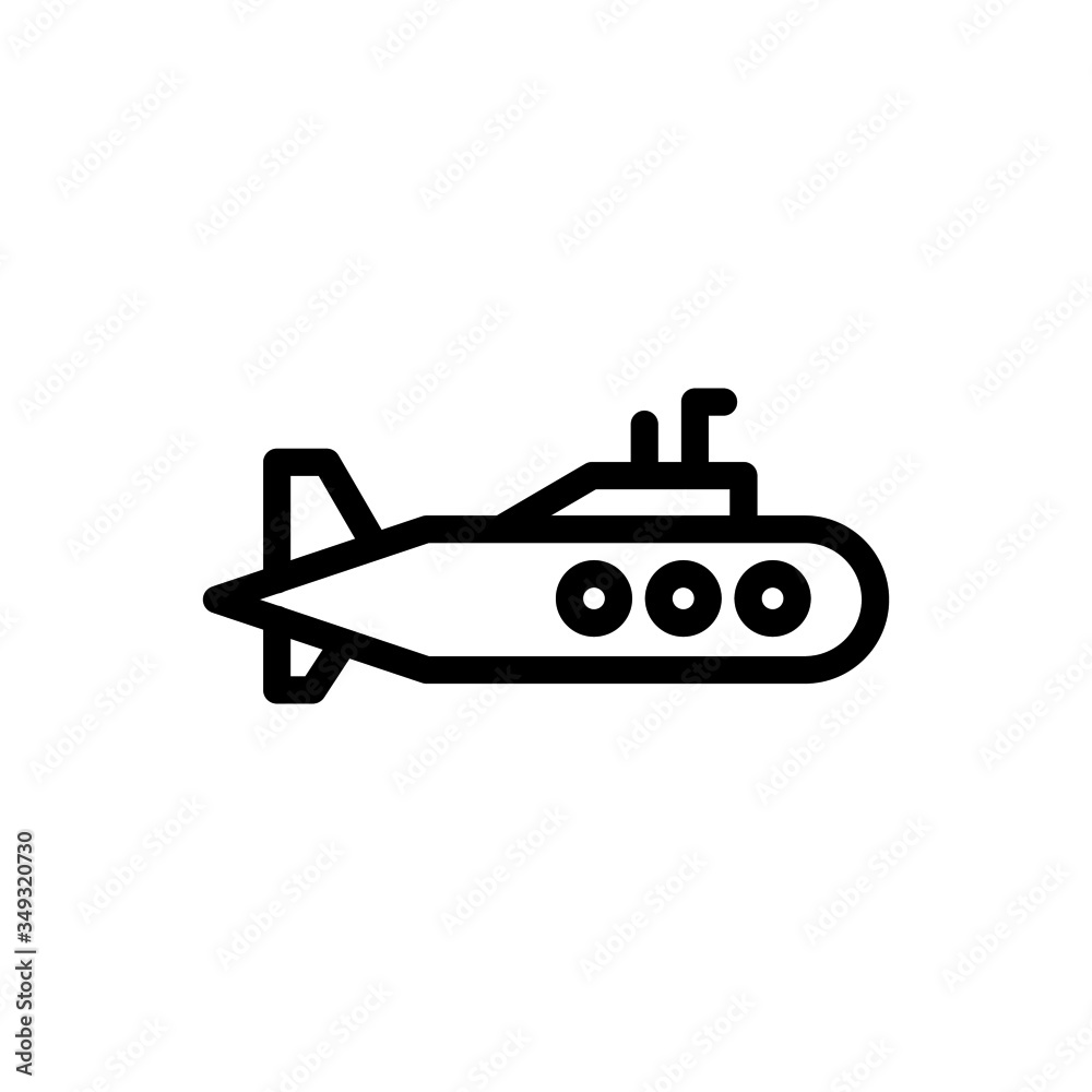 Military submarine vector icon in outline style on white background, sign for mobile concept and web design, Submarine boat glyph icon, Symbol, logo illustration. Military submarine vector icon in outline style on white background, sign for mobile concept and web design, Submarine boat glyph icon, Symbol, logo illustration.