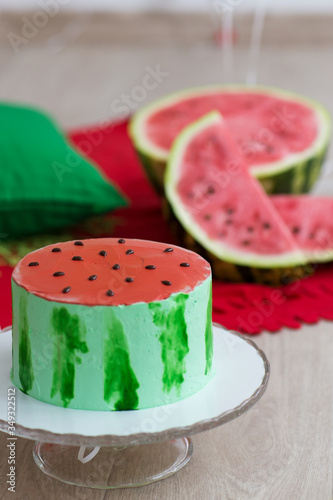 watermelon cake