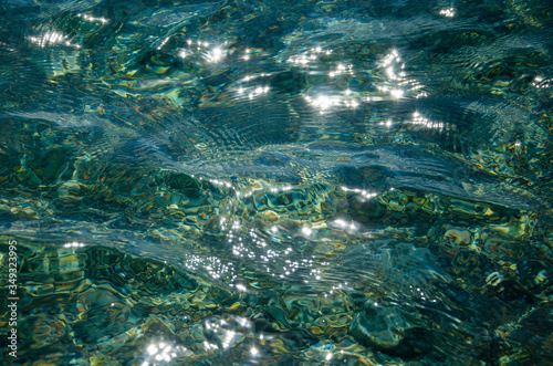 Sea abstract background colorful surface of water