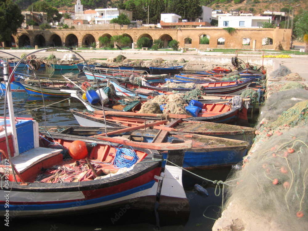 A small fisherman village in the north east of the Tunisia