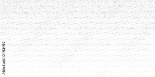 Halftone dots on white background. Gray dots halftone texture. Pop art pattern template.