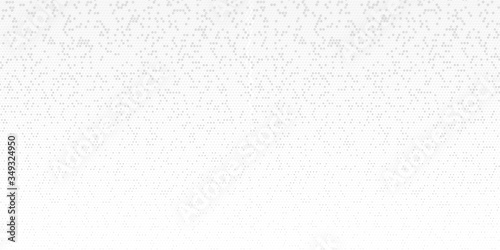 Halftone dots on white background. Gray dots halftone texture. Pop art pattern template.