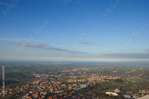 View from Monte Titano in San Marino