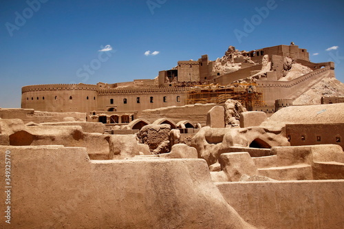 Argh-e Bam  greatest historical adobe complex  destroyed by the earthquake on 26.12.2003  listed as UNESCO world heritage since 2004. Kerman Province  Iran