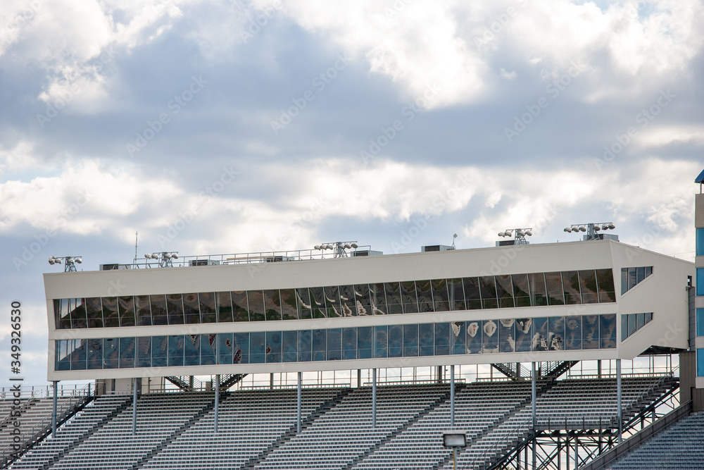Fototapeta premium Empty seats at race track