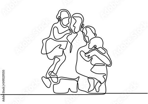 Continuous one line drawing...