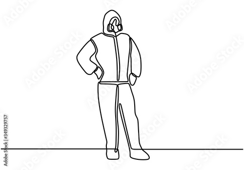 One line drawing art of sta...