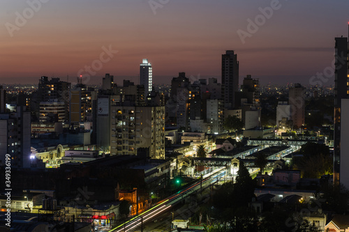 Skyline of suburbs, Buenos Aires, Argentina