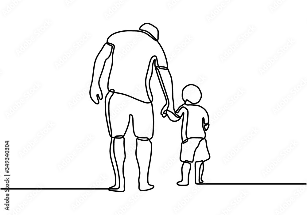 Drawing Of Family, Cartoon, Father, Child, Son, Boy, Love, People, Cartoon,  Father, Family png | PNGWing