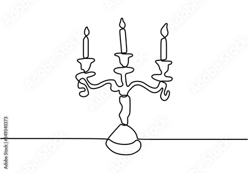Continuous one line drawing...