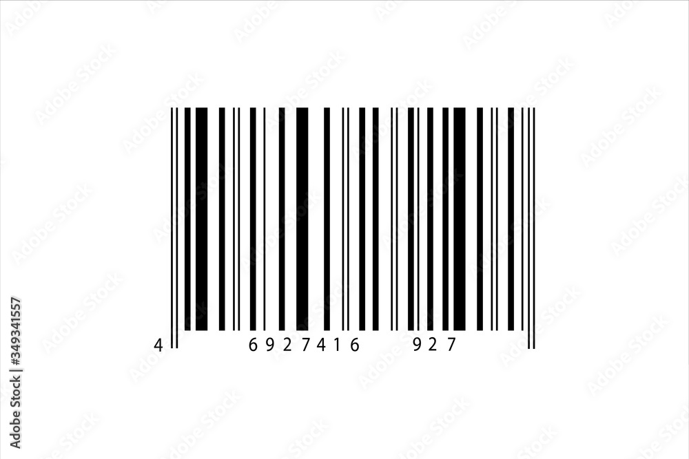 Realistic bar code icon. A modern simple flat barcode. Marketing, the concept of the Internet. Realistic bar code icon. A modern simple flat barcode. Marketing, the concept of the Internet.