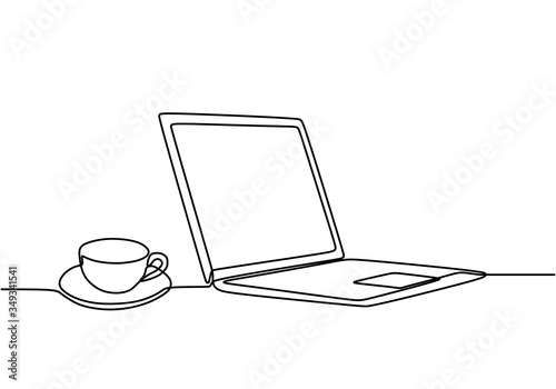 Continuous one line drawing...
