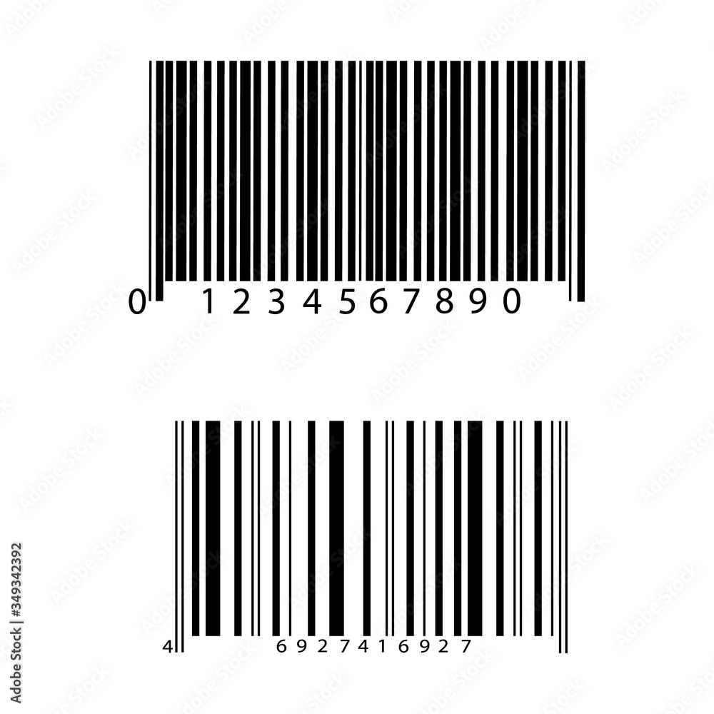 Realistic bar code icon. A modern simple flat barcode. Marketing, the concept of the Internet. Realistic bar code icon. A modern simple flat barcode. Marketing, the concept of the Internet.
