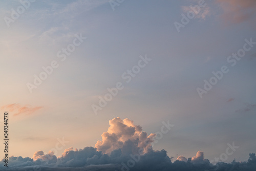 Summer cloudscape