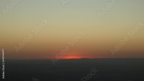 Sunset in the Mountains in Brazil