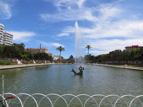 parks, city of children in spain, in the mediterranean